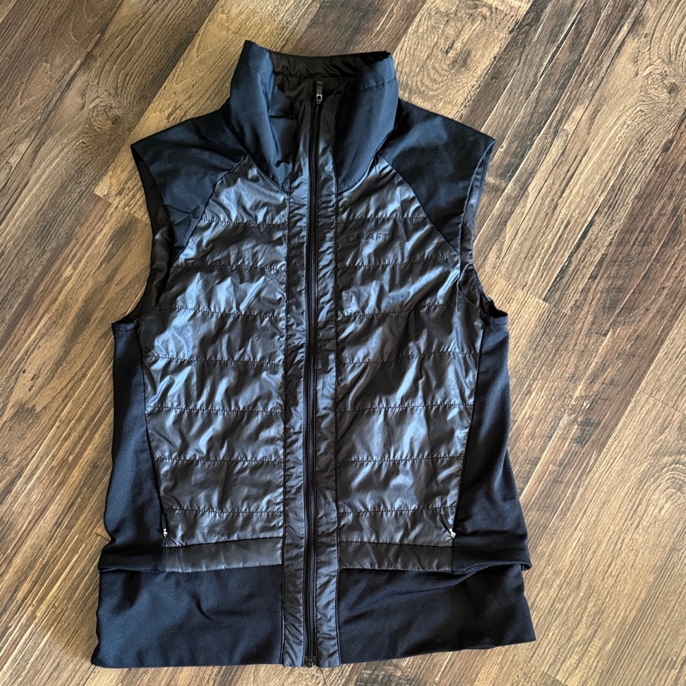 Craft Black Quilted running Vest